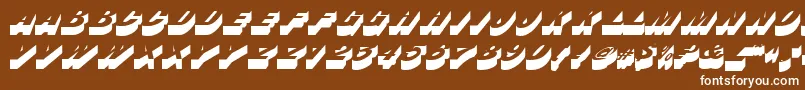 フォントBastianRegular – 茶色の背景に白い文字