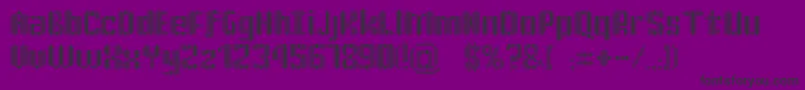 Police KatrР±n30 – polices noires sur fond violet