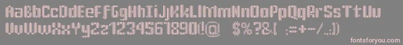 KatrР±n30 Font – Pink Fonts on Gray Background