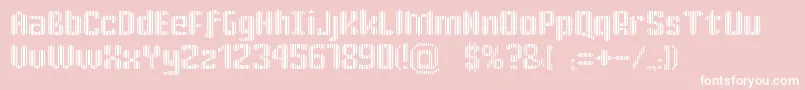 KatrР±n30 Font – White Fonts on Pink Background