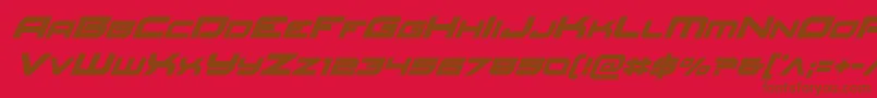 More about Redrocketsuperital Font Redrocketsuperital Font – Brown Fonts on Red Background