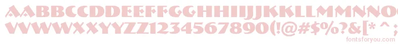 ABremenBold Font – Pink Fonts on White Background