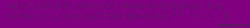 AndarilhoFont Font – Black Fonts on Purple Background
