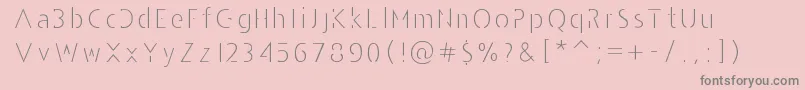 fuente AndarilhoFont – Fuentes Grises Sobre Fondo Rosa