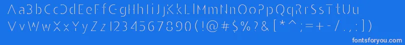 Шрифт AndarilhoFont – розовые шрифты на синем фоне