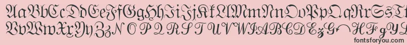 Quantapisixssk Font – Black Fonts on Pink Background