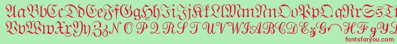 Quantapisixssk Font – Red Fonts on Green Background