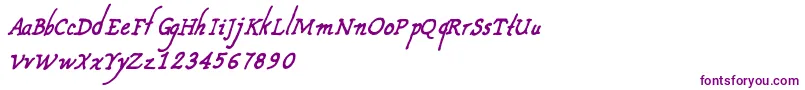 CfnouvellefranceRegular Font – Purple Fonts on White Background