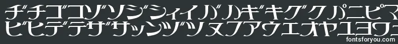 Шрифт Littrg – белые шрифты на чёрном фоне