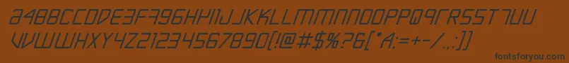 More about Escapeartistboldital Font Escapeartistboldital Font – Black Fonts on Brown Background