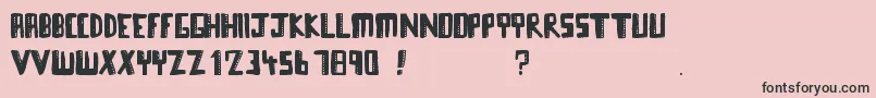 Más sobre la fuente Towerblocks fuente Towerblocks – Fuentes Negras Sobre Fondo Rosa