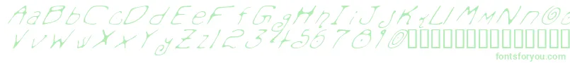 MondoMessoFontoItalic Font – Green Fonts