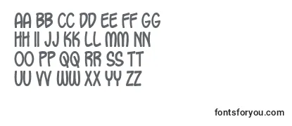 Review of the OhCrudBb Font