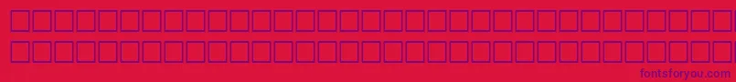 QuiditalRegular-Schriftart – Violette Schriften auf rotem Hintergrund