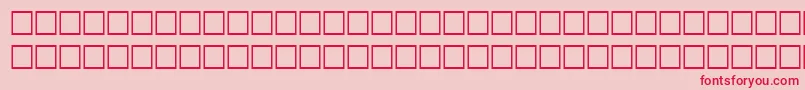 QuiditalRegular-Schriftart – Rote Schriften auf rosa Hintergrund