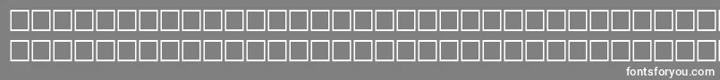 フォントQuiditalRegular – 灰色の背景に白い文字