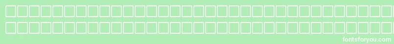 QuiditalRegular Font – White Fonts on Green Background