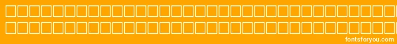 QuiditalRegular Font – White Fonts on Orange Background