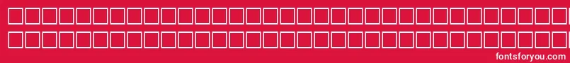 QuiditalRegular Font – White Fonts on Red Background