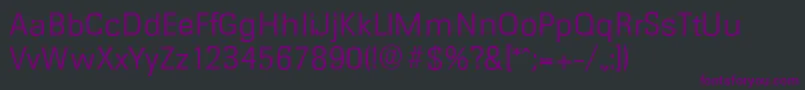 RochesterserialLightRegular Font – Purple Fonts on Black Background