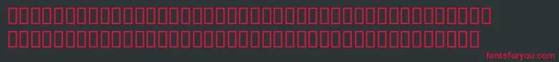Шрифт SpectrumMtExpert – красные шрифты на чёрном фоне