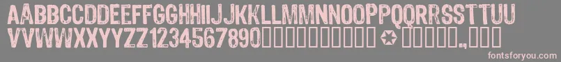 4990810 Font – Pink Fonts on Gray Background