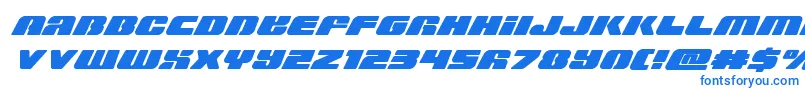 Weitere Informationen zur Capricusskew-Schriftart Capricusskew-Schriftart – Blaue Schriften