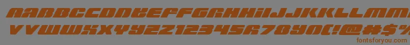 Подробнее о шрифте Capricusskew Шрифт Capricusskew – коричневые шрифты на сером фоне