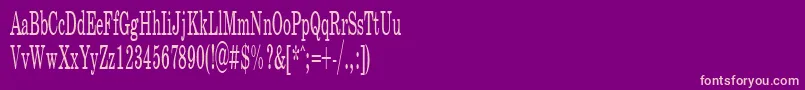 SchoolPlain.001.00145n Font – Pink Fonts on Purple Background