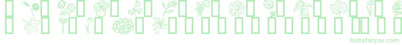 Weitere Informationen zur Fleurs6-Schriftart Fleurs6-Schriftart – Grüne Schriften
