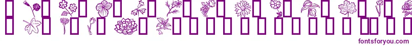 Lisätietoja Fleurs6-fontista Fleurs6-fontti – violetit fontit