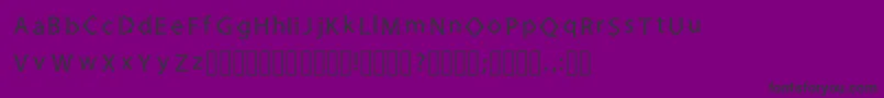 ZinedkaRegular-Schriftart – Schwarze Schriften auf violettem Hintergrund