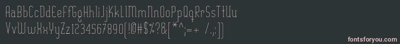 Шрифт SexythingThin – розовые шрифты на чёрном фоне