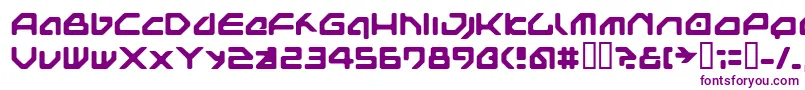 Nextg Font – Purple Fonts on White Background