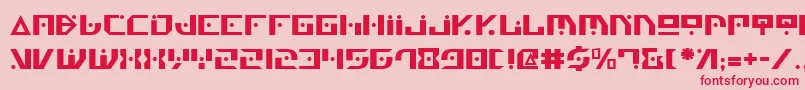 GenerationNth Font – Red Fonts on Pink Background