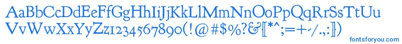 Goudybookletter1911-Schriftart – Blaue Schriften