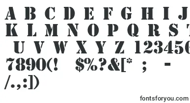 4077th font – Fonts Starting With 4