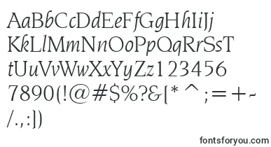 NovareseBookItalicBt font – standard Fonts