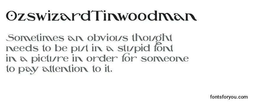 OzswizardTinwoodman Font