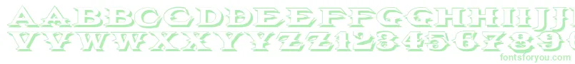 Vtcbelialsbladeshadow-Schriftart – Grüne Schriften