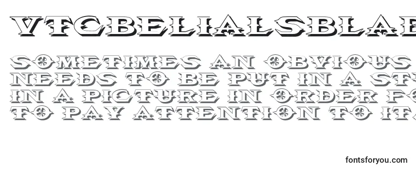 Vtcbelialsbladeshadow Font
