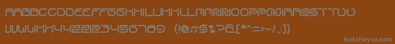 SportCenter Font – Gray Fonts on Brown Background
