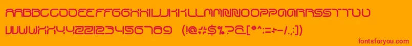 SportCenter Font – Red Fonts on Orange Background