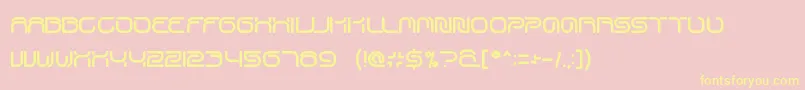 SportCenter Font – Yellow Fonts on Pink Background