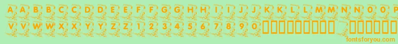 More about LmsPaperWork Font LmsPaperWork Font – Orange Fonts on Green Background