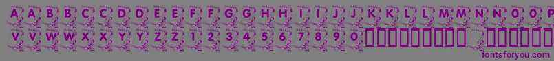 More about LmsPaperWork Font LmsPaperWork Font – Purple Fonts on Gray Background