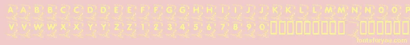 More about LmsPaperWork Font LmsPaperWork Font – Yellow Fonts on Pink Background