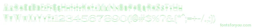 PeesCelticOutline Font – Green Fonts