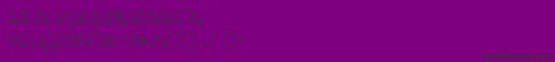 Weitere Informationen zur Maidston-Schriftart Maidston-Schriftart – Schwarze Schriften auf violettem Hintergrund