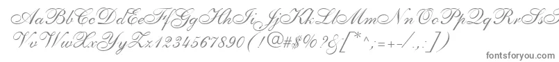 PenTweaksOneSsi-fontti – harmaat kirjasimet valkoisella taustalla